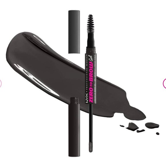 NYX ZERO TO BROW GEL - BLACK - Picture 1 of 5